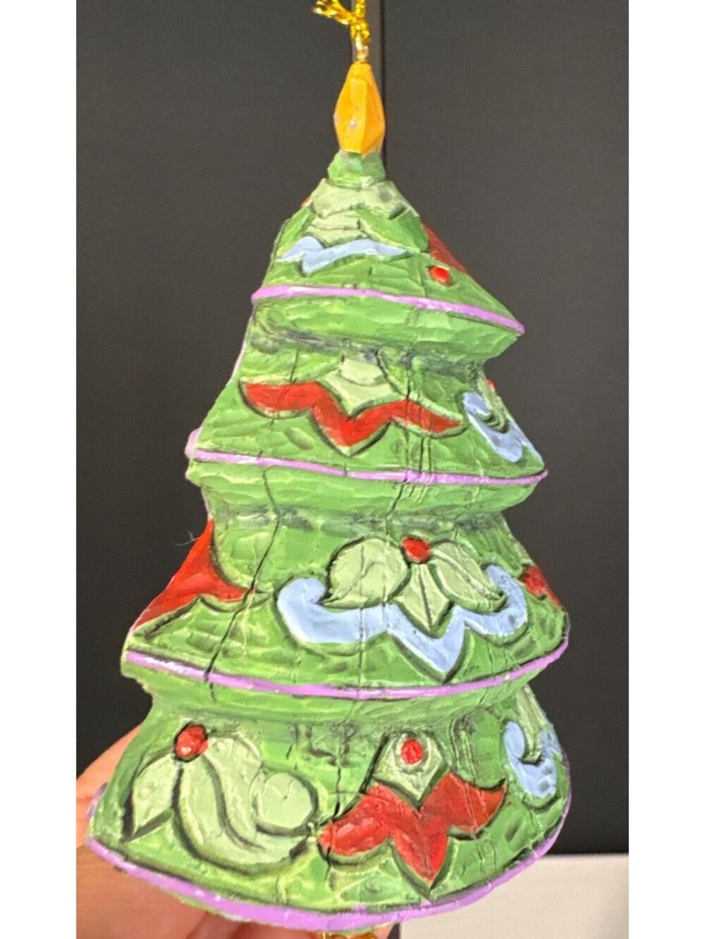 Jim Shore Danbury Mint 2012 "O Come All Ye Faithful" Christmas Ornament - Picture 6 of 14